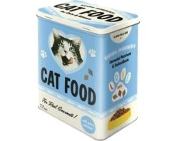 Nostalgic Art NOSTALGIC-ART Voorraadblik L Cat Food Love Mix 3 L