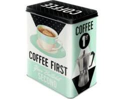 Nostalgic Art NOSTALGIC-ART Voorraadblik L Coffee First 3 L