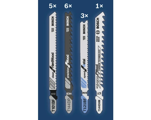 BOSCH Decoupeerzaagbladenset Voor Hout En Metaal, 15-delig 4 BOSCH Decoupeerzaagbladenset Voor Hout En Metaal, 15-delig - Afbeelding 2