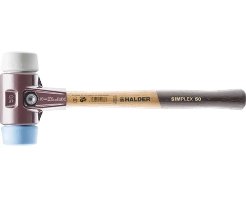 HALDER Kunststof Hamer Simplex Ø 50 Mm TPE Soft-TPE Mid (stalen Behuizing) 3 HALDER Kunststof Hamer Simplex Ø 50 Mm TPE Soft-TPE Mid (stalen Behuizing)