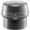 HALDER Hamerkop Voor Simplex Kunststof Hamers Ø 40 Mm Rubber
