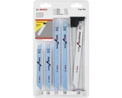 BOSCH Reciprozaagbladset Voor Hout En Metaal, 6 Stuks
