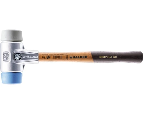 HALDER Kunststof Hamer Simplex Ø 40 Mm TPE Soft-TPE Mid (aluminium Behuizing) 3 HALDER Kunststof Hamer Simplex Ø 40 Mm TPE Soft-TPE Mid (aluminium Behuizing)