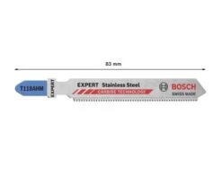 BOSCH Decoupeerzaagblad T 118 AHM Expert Stainless Steel, 3 Stuks 10 BOSCH Decoupeerzaagblad T 118 AHM Expert Stainless Steel, 3 Stuks -Gereedschap Gerelateerd DV 8 10400585 01 4c DE 20210206214650