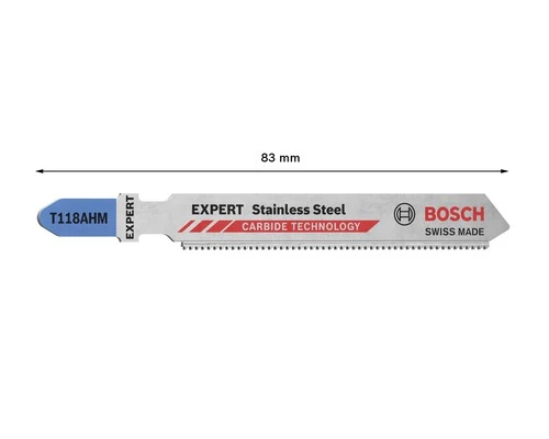 BOSCH Decoupeerzaagblad T 118 AHM Expert Stainless Steel, 3 Stuks 5 BOSCH Decoupeerzaagblad T 118 AHM Expert Stainless Steel, 3 Stuks - Afbeelding 3