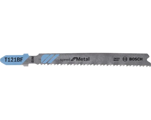 BOSCH Decoupeerzaagblad T 121 BF Speed For Metal, 3 Stuks 3 BOSCH Decoupeerzaagblad T 121 BF Speed For Metal, 3 Stuks