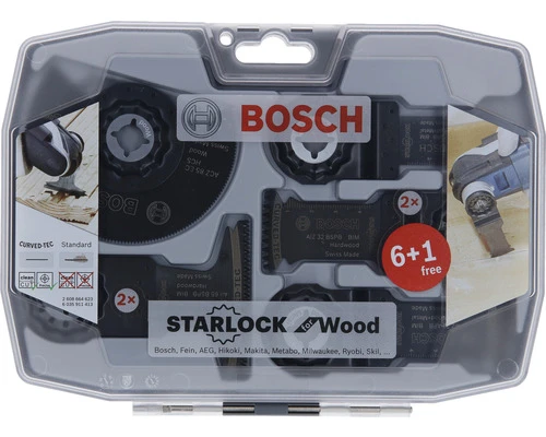 BOSCH Multitool Zaagbladset Starlock For Wood, 7-delig 4 BOSCH Multitool Zaagbladset Starlock For Wood, 7-delig - Afbeelding 2