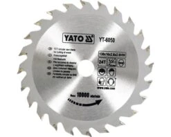 YATO Cirkelzaagblad YT-6050 130x16x2,8 Mm 24T