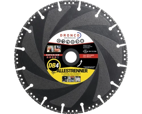 DRONCO Diamantslijpschijf DB4 Ø 125x22,23 Mm 3 DRONCO Diamantslijpschijf DB4 Ø 125x22,23 Mm