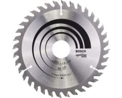 BOSCH Cirkelzaagblad Optiline Wood Ø 165x30x2,6 Mm 36T