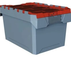 Opbergbox 60 Liter Grijs-rood