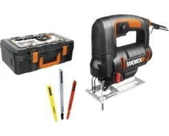WORX Decoupeerzaag WX477.1, 550 W Inclusief 3 Zaagbladen