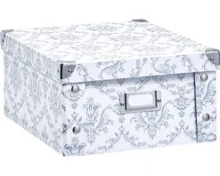 Opbergbox Wit Karton 31x26x14 Cm