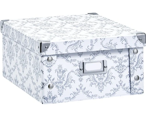 Opbergbox Wit Karton 31x26x14 Cm 3 Opbergbox Wit Karton 31x26x14 Cm