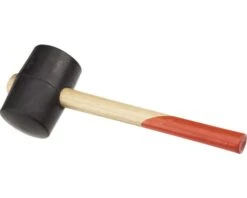 RUTHE Rubberen Hamer Zwart Maat 4