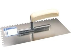 HAROMAC Lijmspaan 6x6 Mm Getand RVS, 280 Mm