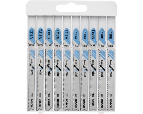 BOSCH Decoupeerzaagblad Set X-Pro Line Voor Metaal 10-dlg 4 BOSCH Decoupeerzaagblad Set X-Pro Line Voor Metaal 10-dlg - Afbeelding 2